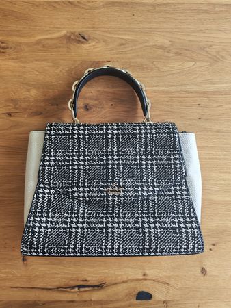 Kate Spade New York Handtasche schwarz-weiss mit gold Detail