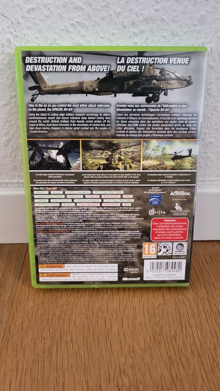 Microsoft Giochi: Xbox 360 - Apache Air Assault – Usato da Münsingen venduto da DigitaleSpielecke 1