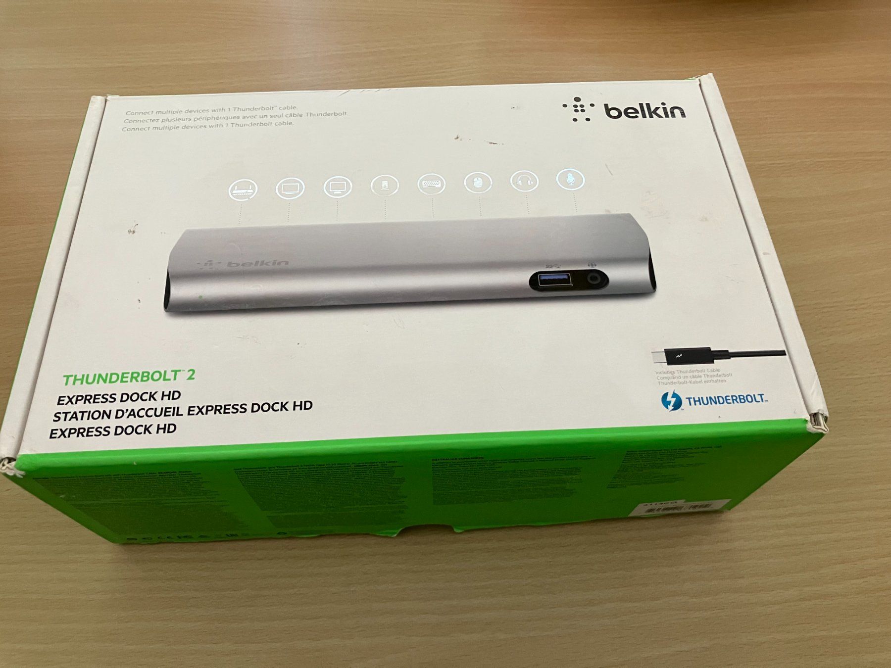 Belkin Docking station: Belkin Thunderbolt™ 2 Express Dock HD mit Kabel – Nuovo (secondo la descrizione) da Sursee venduto da Hstrings 4