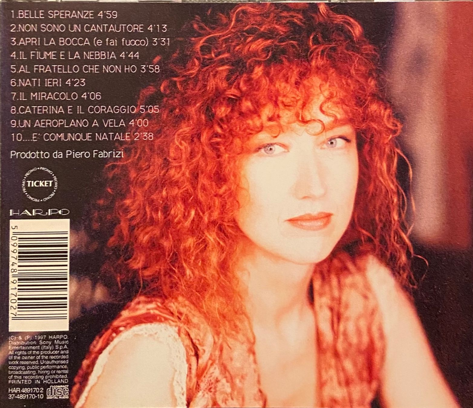 CDs: Fiorella Mannoia - CD BELLE SPERANZE – D'occasion à Luzern par Lycka 1