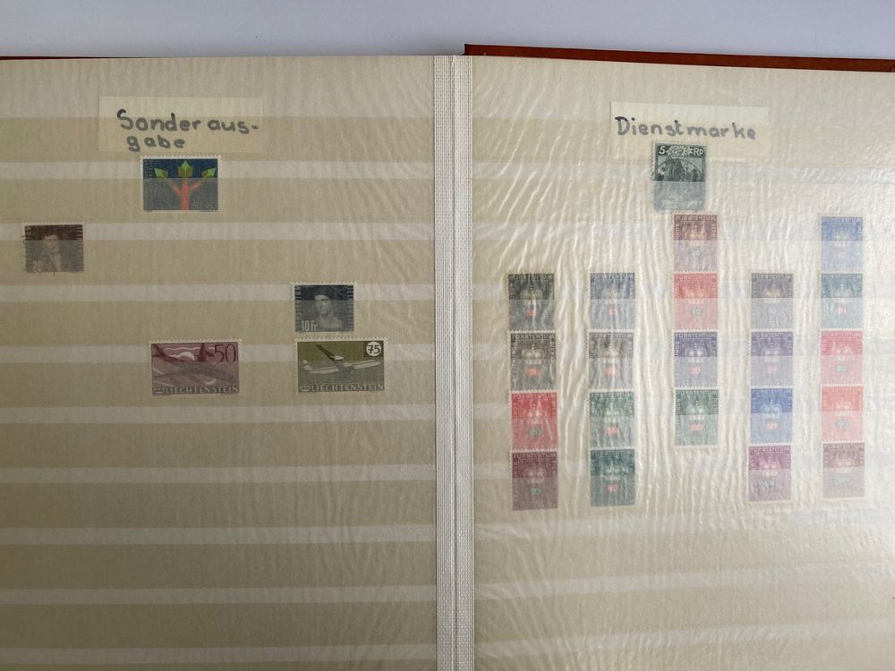 Alle Briefmarken: Fürstentum Liechtenstein  Briefmarken ab 1920/Erstagsbriefe – Gebraucht aus Canobbio von cog_bp5c 7