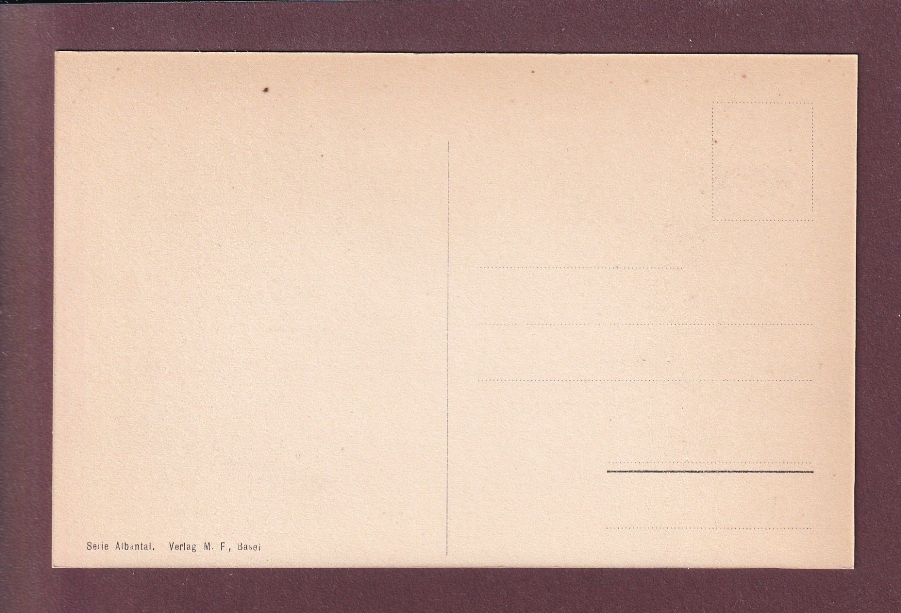 Cartoline postali: Altes BASEL - Gottesacker z. St. Alban – Usato da Pully venduto da nicecards 1