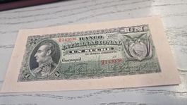 1 Sucre Banknote Banco Internacional Ecuador 1943