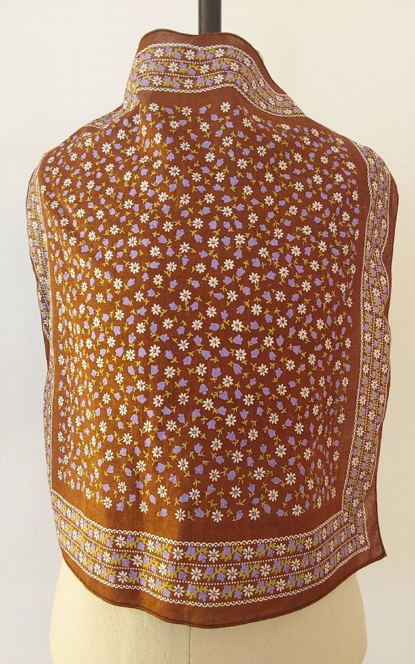 Foulards & écharpes: Tuch Baumwolle quadratisch braun – Neuf (Voir description) à Köniz par scopello12 1