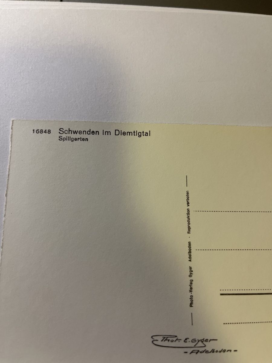 Cartoline postali: Diemtigtal Simmental  – Usato da scharnachtal venduto da Riso500 1