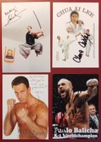 CH-Kampfsport 20 Autogramme Kick Thai K1 Karate Budo Taekwon