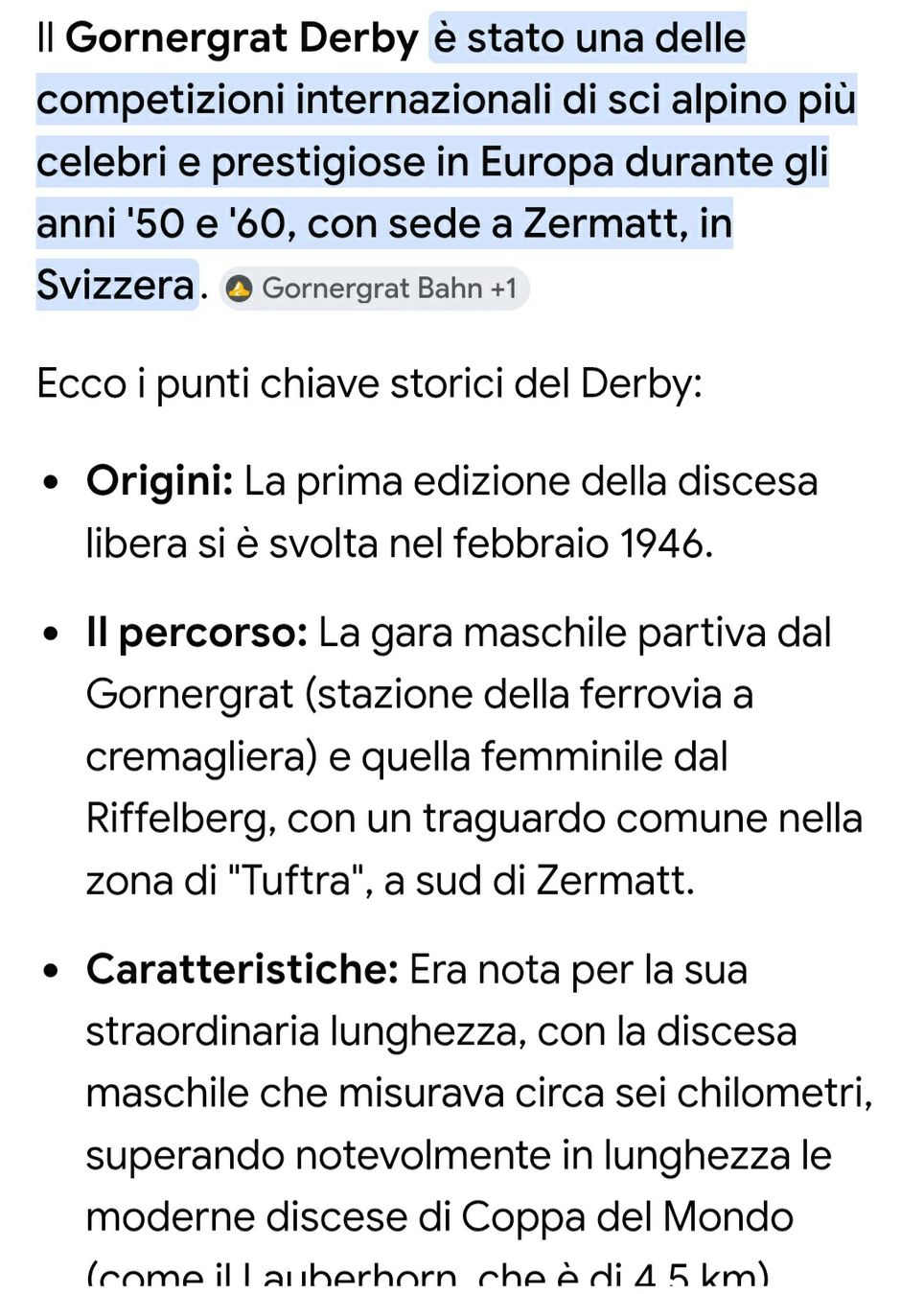 Medaglie: Gornergrat Derby 1962 – Usato da Viganello venduto da Priska.c 2