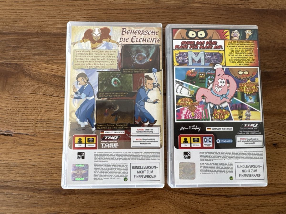 Jeux: PSP SpongeBob Schwammkopf Avatar Doublepack – D'occasion à Lenzburg par eyworld 3