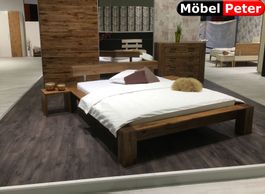 Bett Morten mit Balken Kopfteil 140cm