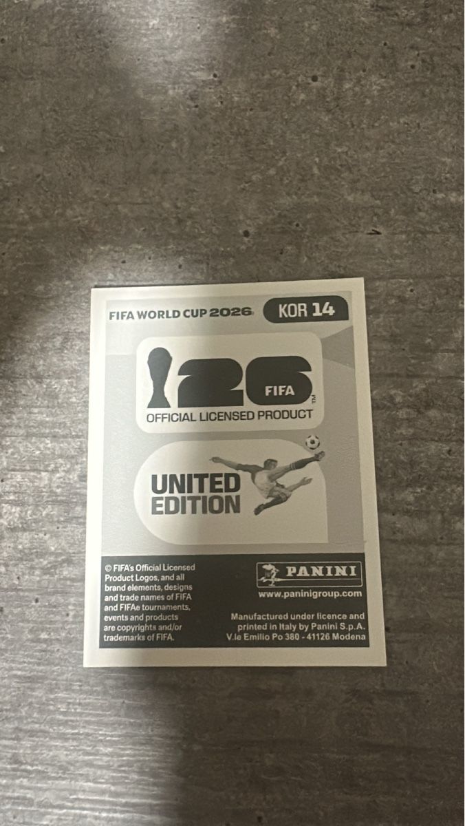 Panini Carte collezionabili: KOR 14 , FIFA WORLD CUP 2026 PANINI  – Nuovo (secondo la descrizione) da Frauenfeld venduto da 1PegPeg1 1