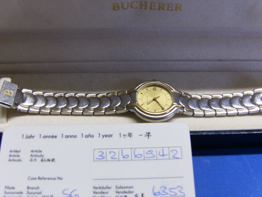 Bucherer jubile outlet watch