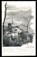 AK Locarno, Madonna del Sasso, 1901