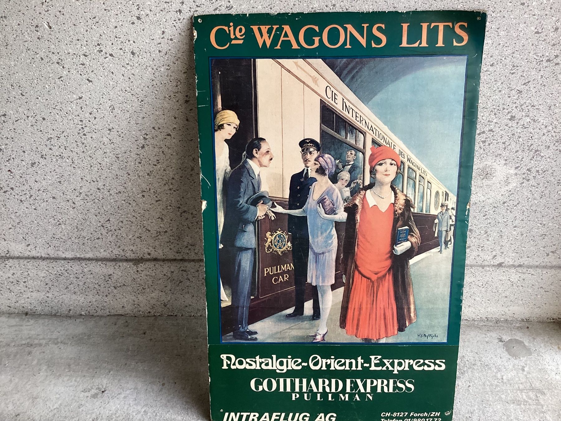 Foto & Immagini: Altes Strassenplakat Orient Express 92/62cm – Usato da Unterkulm venduto da Lunchen11