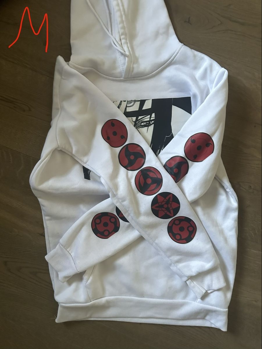 Maglioni & Felpe: Itachi Hoodie Weiss – Usato da Flums venduto da nad_m8br 1