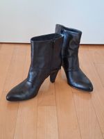 Navy Boot Damenstiefeletten aus Echteder, Grösse 39, Schwarz