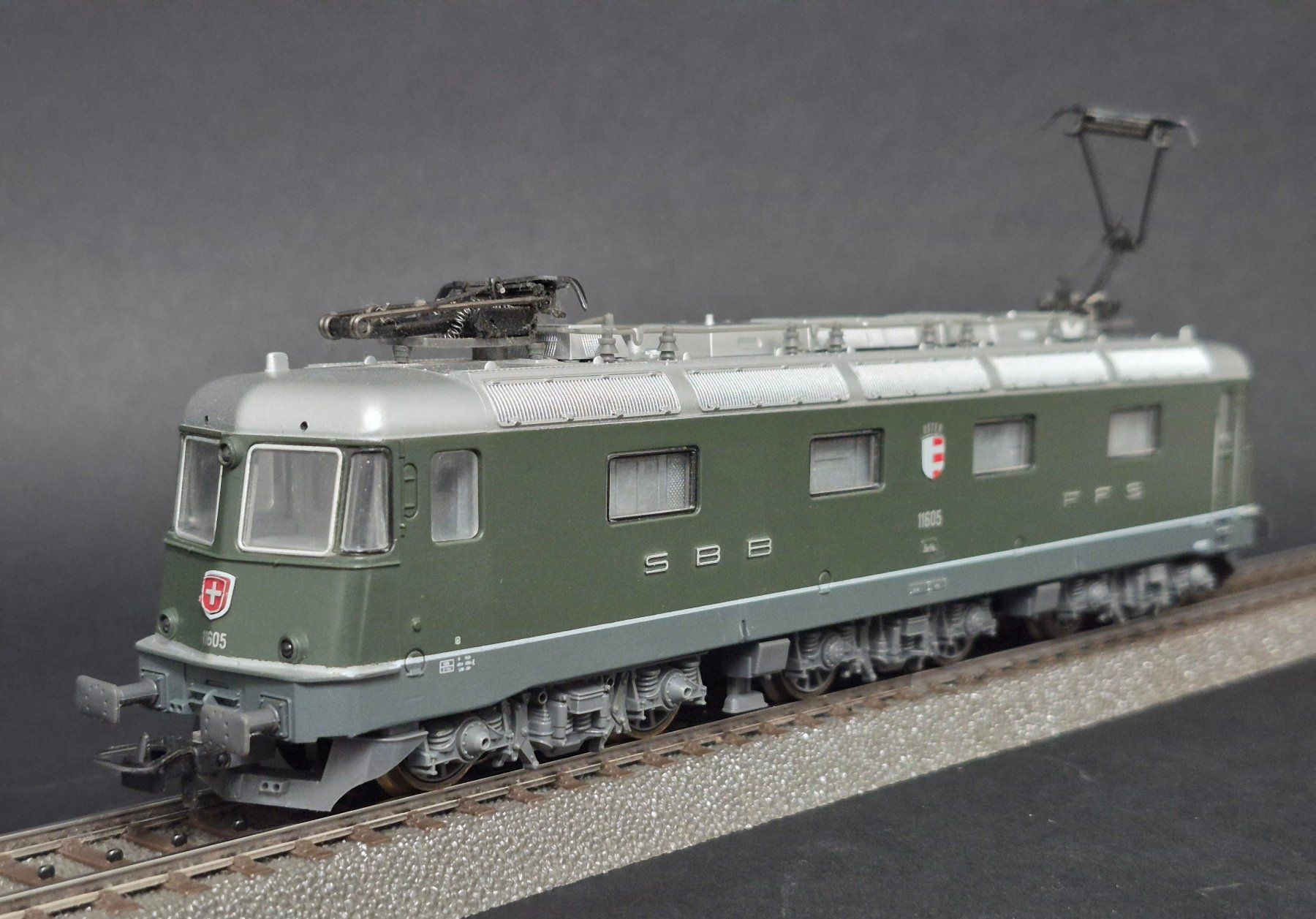 Lima Modellini di ferrovie: LIMA SBB Re 6/6 11605 "Uster" WS Analog – Usato da Dietlikon venduto da sparrow10 1
