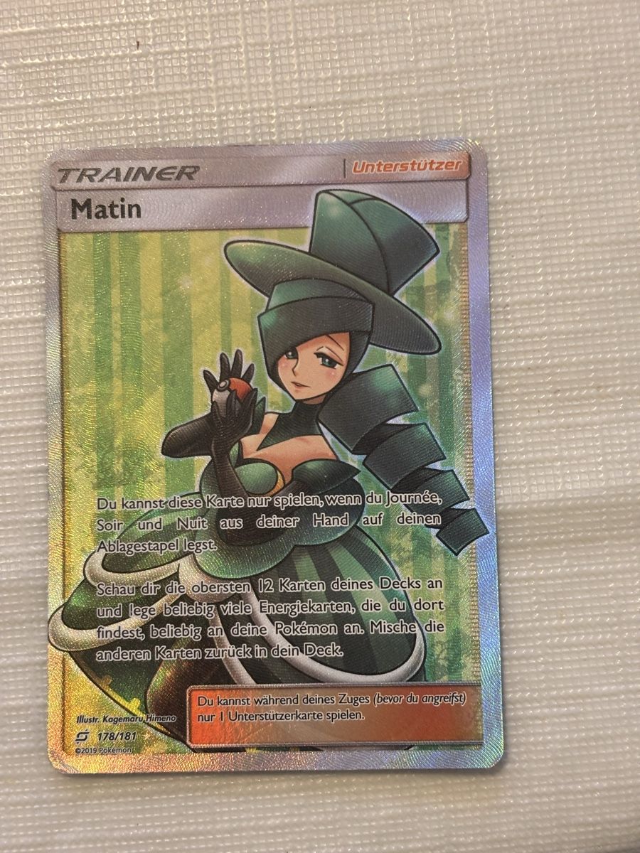 Pokémon Carte collezionabili: Carte Pokémon MATIN al – Nuovo (secondo la descrizione) da lausanne venduto da helderj