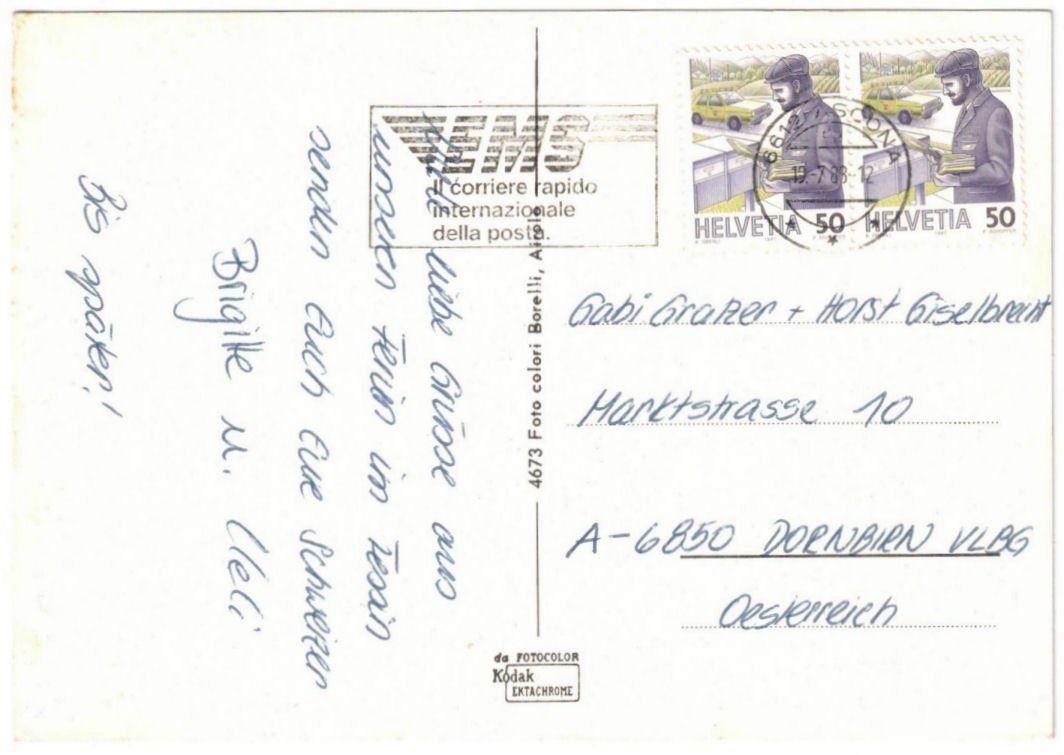 Cartoline postali: Locarno - 6 Bild AK – Usato da Binningen venduto da Mountainrider 1