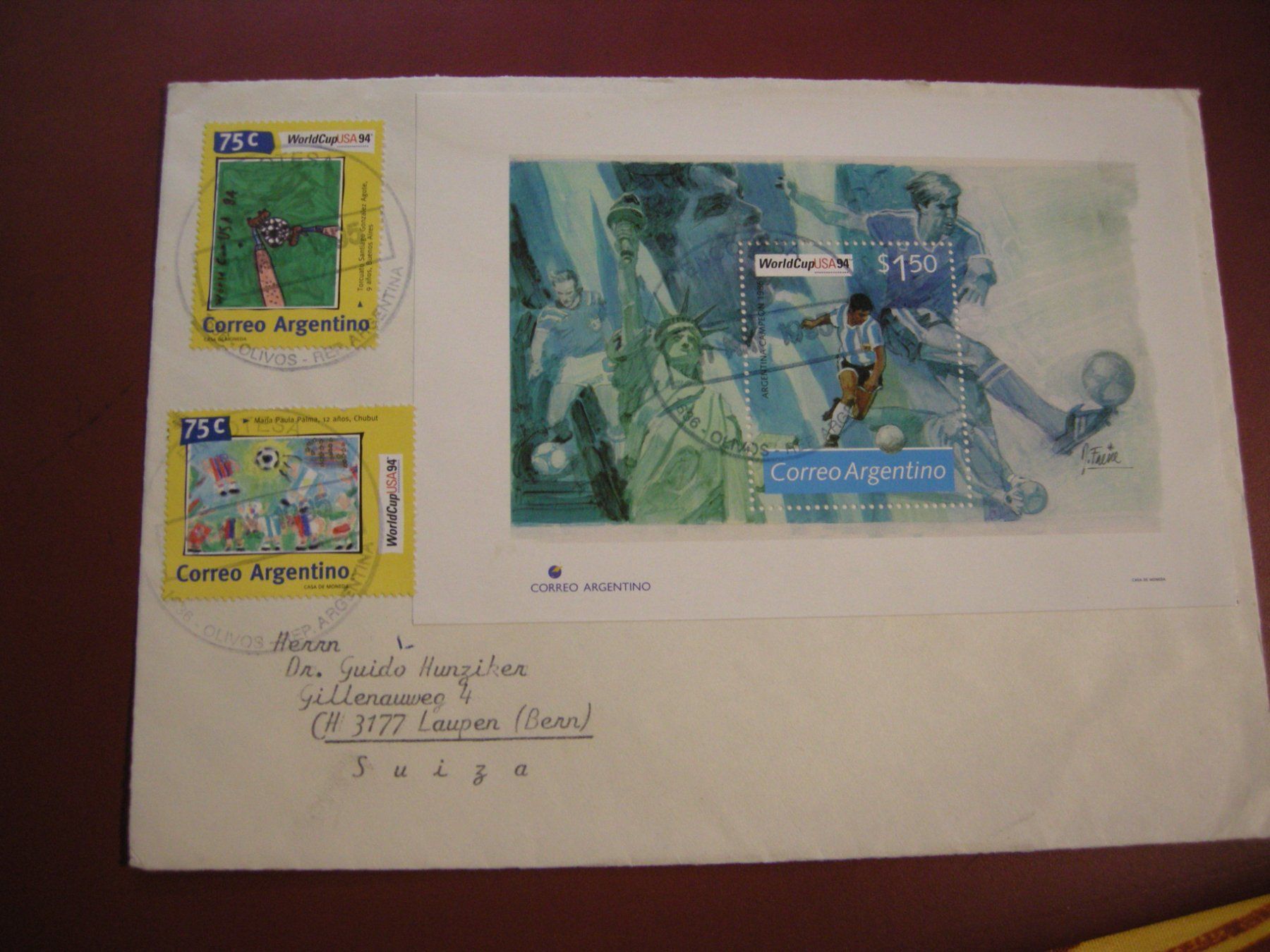 Alle Briefmarken: 6 SCHÖNE LUFTPOSTBRIEFE AUS ARGENTINIEN – Gebraucht aus Eschenbach SG von eDaisy 2