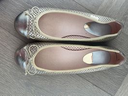 Goldene Mädchen Ballerinas Gr. 37, neu, Marke Paola