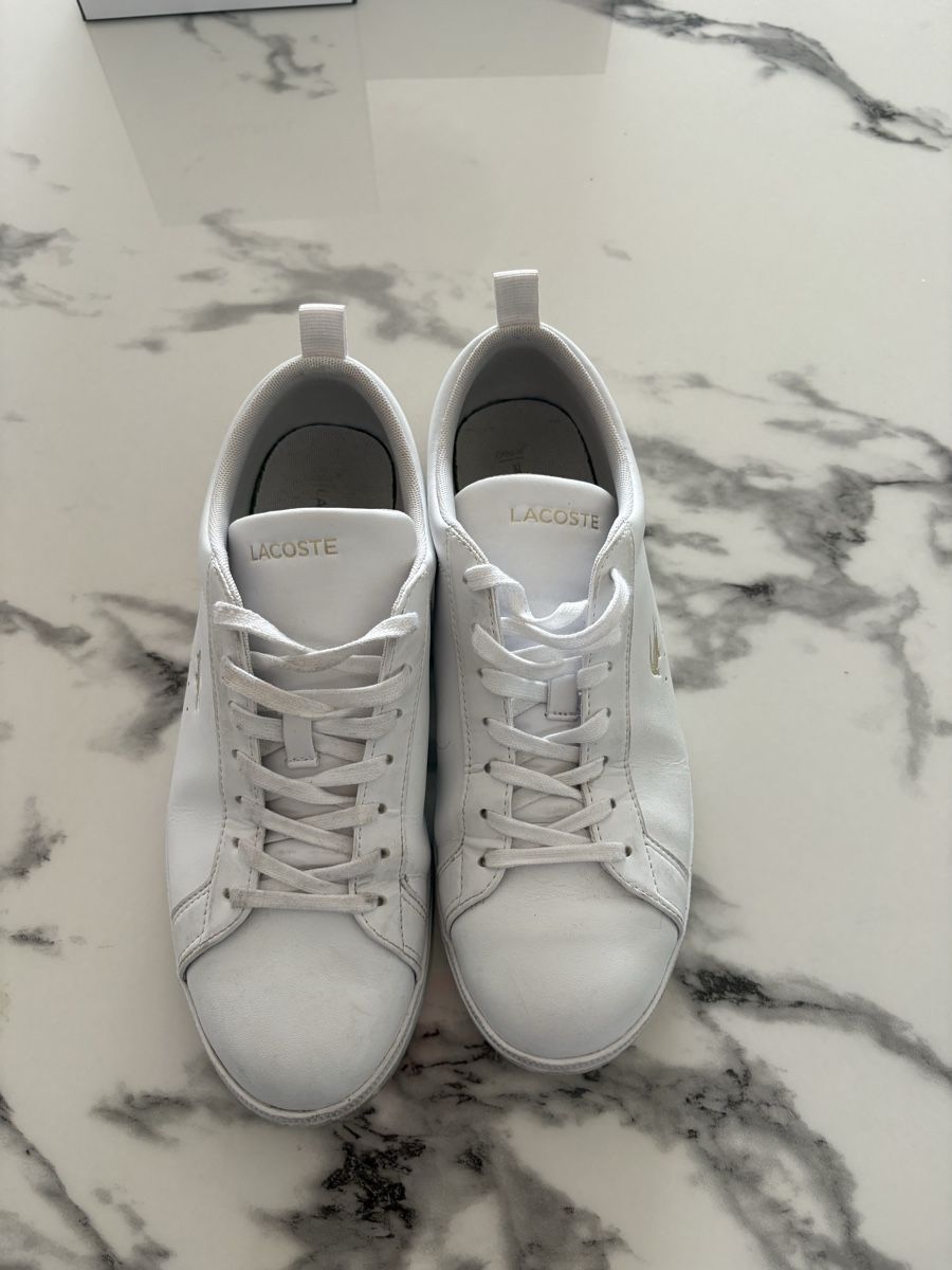 Lacoste Scarpe da donna: Lacoste Baskets en cuir blanc, taille 40 – Nuovo (secondo la descrizione) da Mont-sur-Lausanne venduto da Melmel83 2