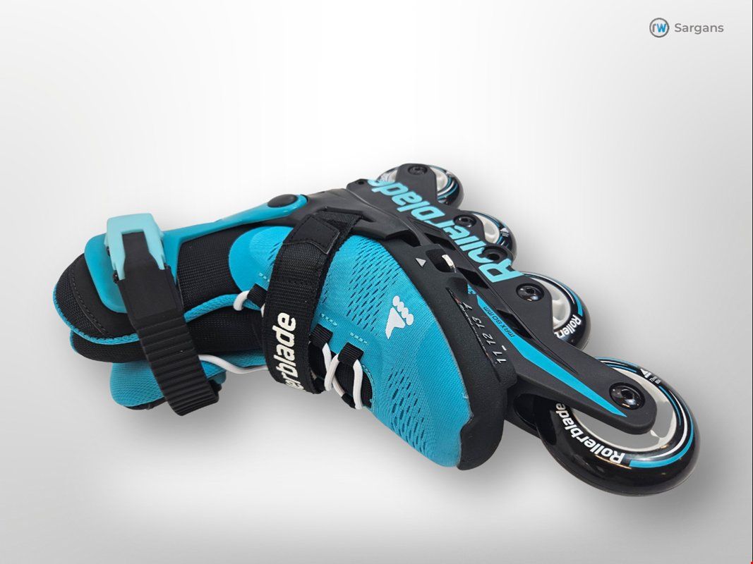 Pattini in linea & Pattini a rotelle: ROLLERBLADE Microblade 28-32, Blau / Inlineskates – Nuovo (secondo la descrizione) da Sargans venduto da Restwert_Sargans 3