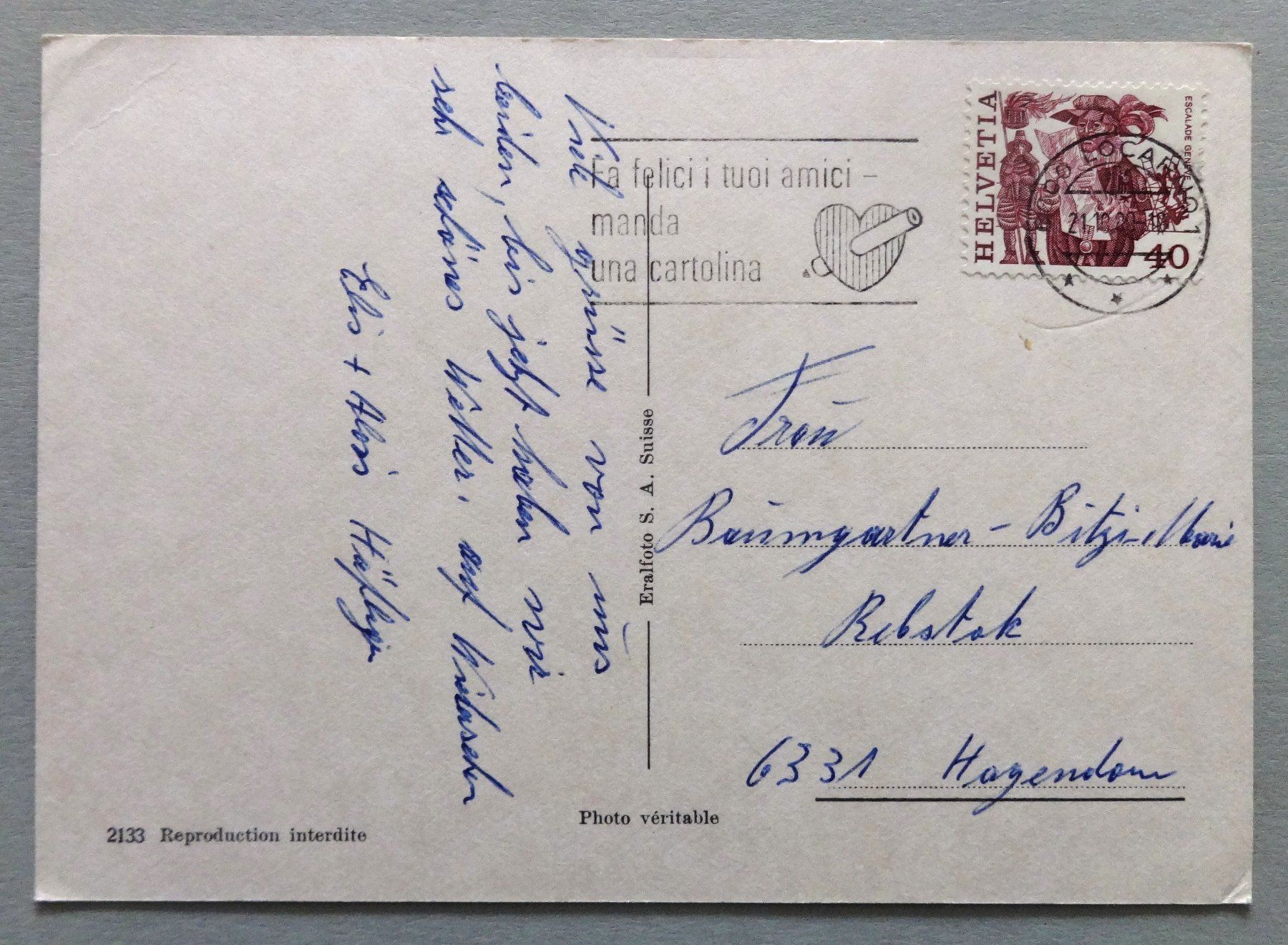 Cartes postales: Locarno - Lago Maggiore – D'occasion à Fétigny par Billy2miny 1
