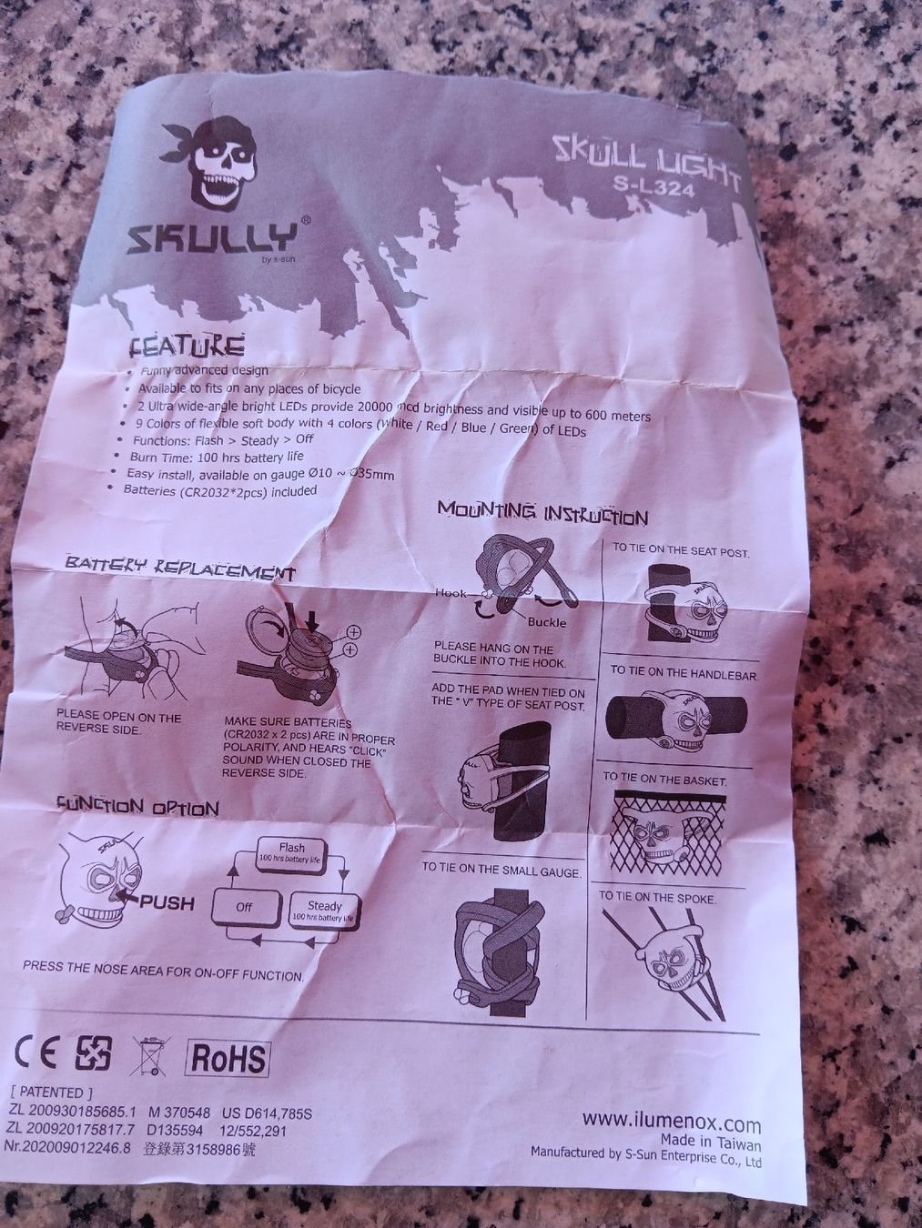 Lampade: Licht für Velo Skully  – Usato da Rodels venduto da sol_pq169 3