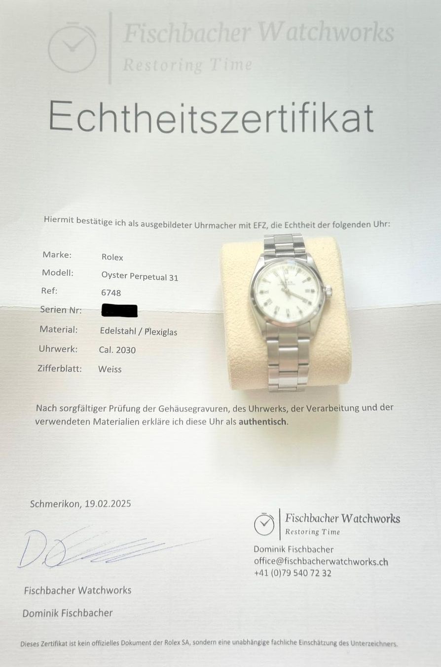 Rolex Orologi: Top Rolex Oyster Perpetual – Usato da Birmensdorf ZH venduto da SwissQualityTrade 1