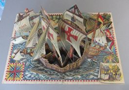rares Christopher Columbus Vintage Pop Up Buch von Kubasta