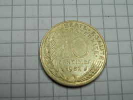 Frankreich 10 Centimes, 1982