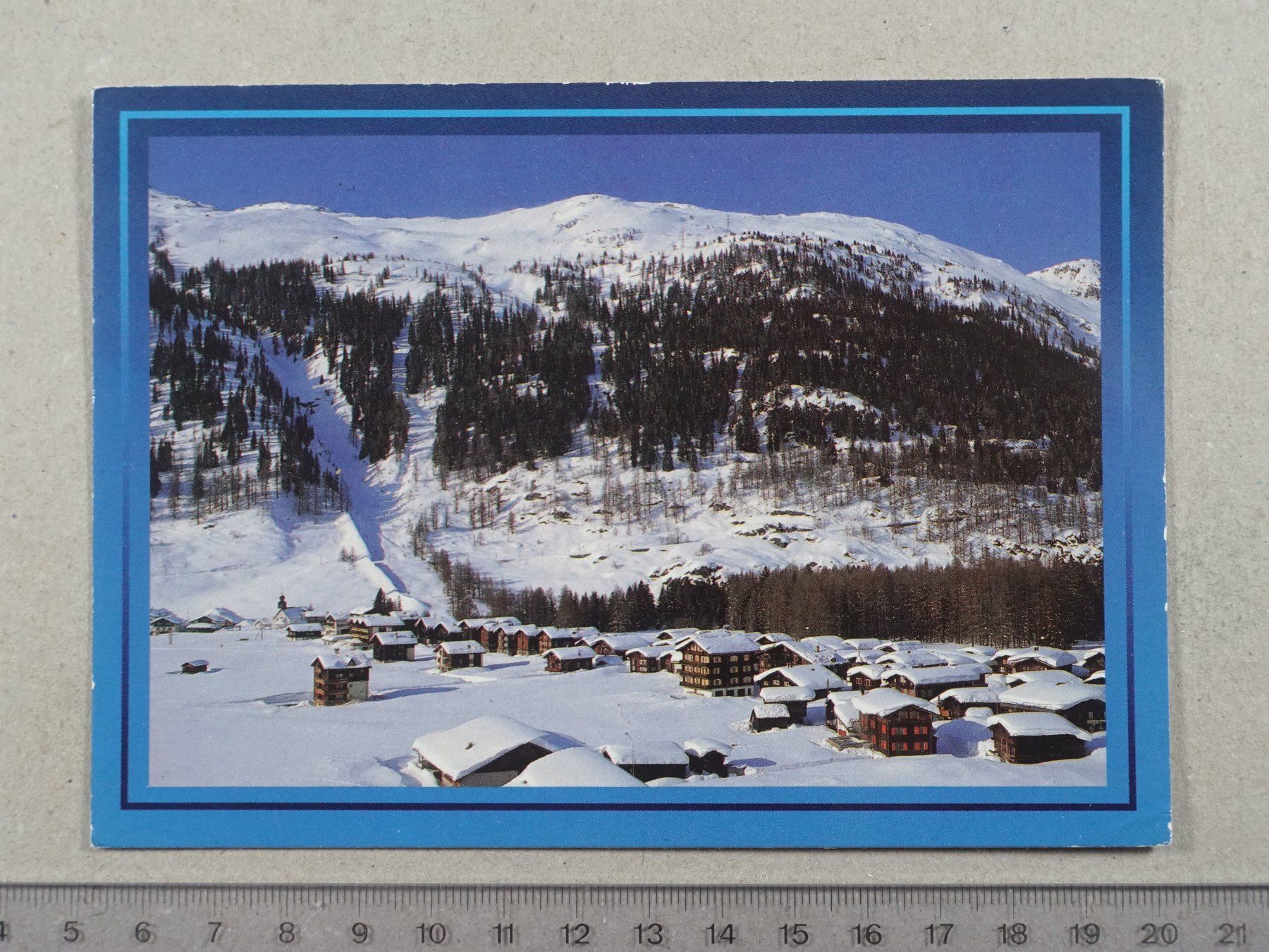 Cartoline postali: Oberwald, 1991 – Usato da Lenzburg venduto da fh1