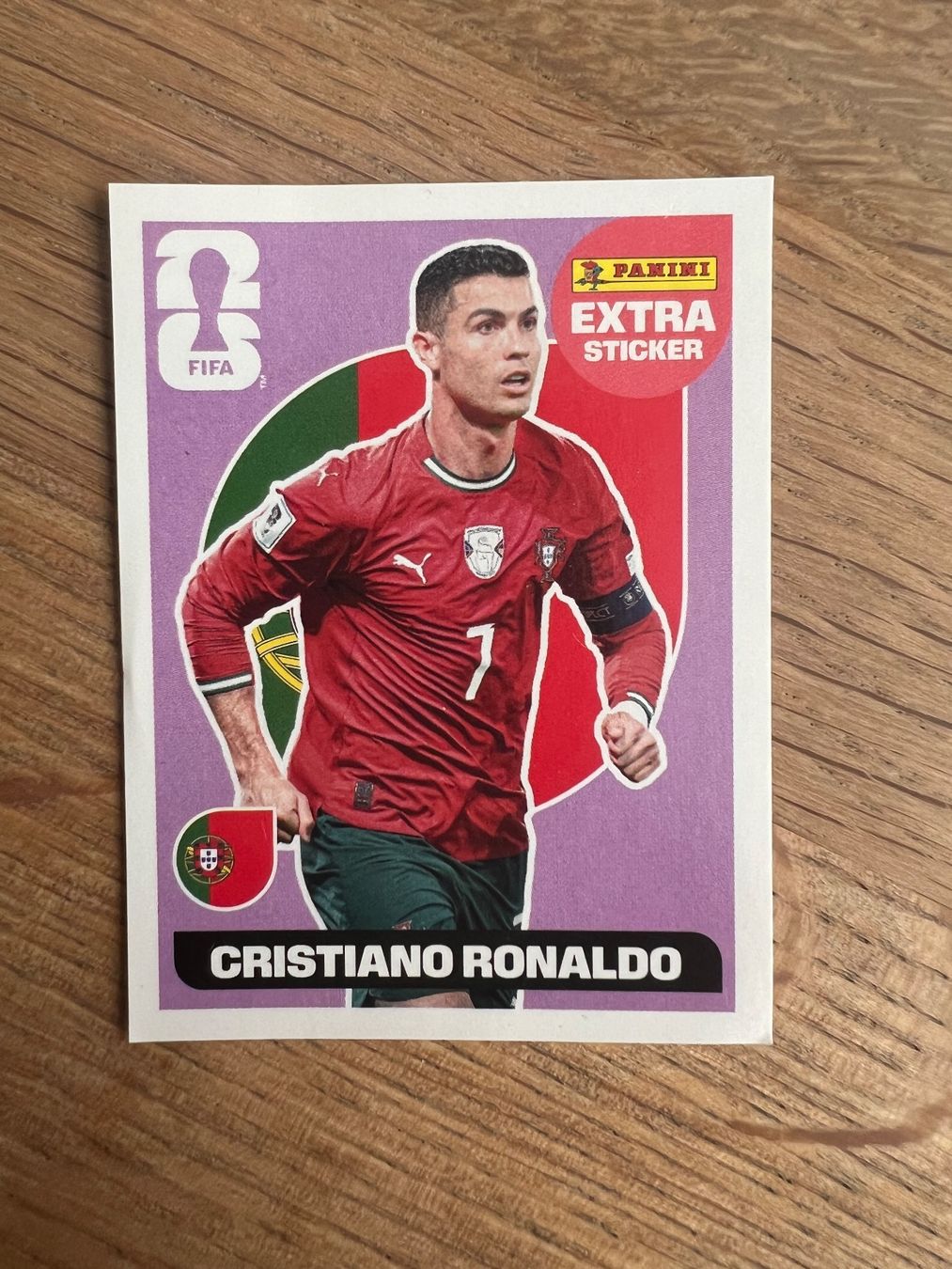 Panini Carte collezionabili: Cristiano Ronaldo Panini Extra Sticker Lila – Usato da Kirchberg BE venduto da DareCare