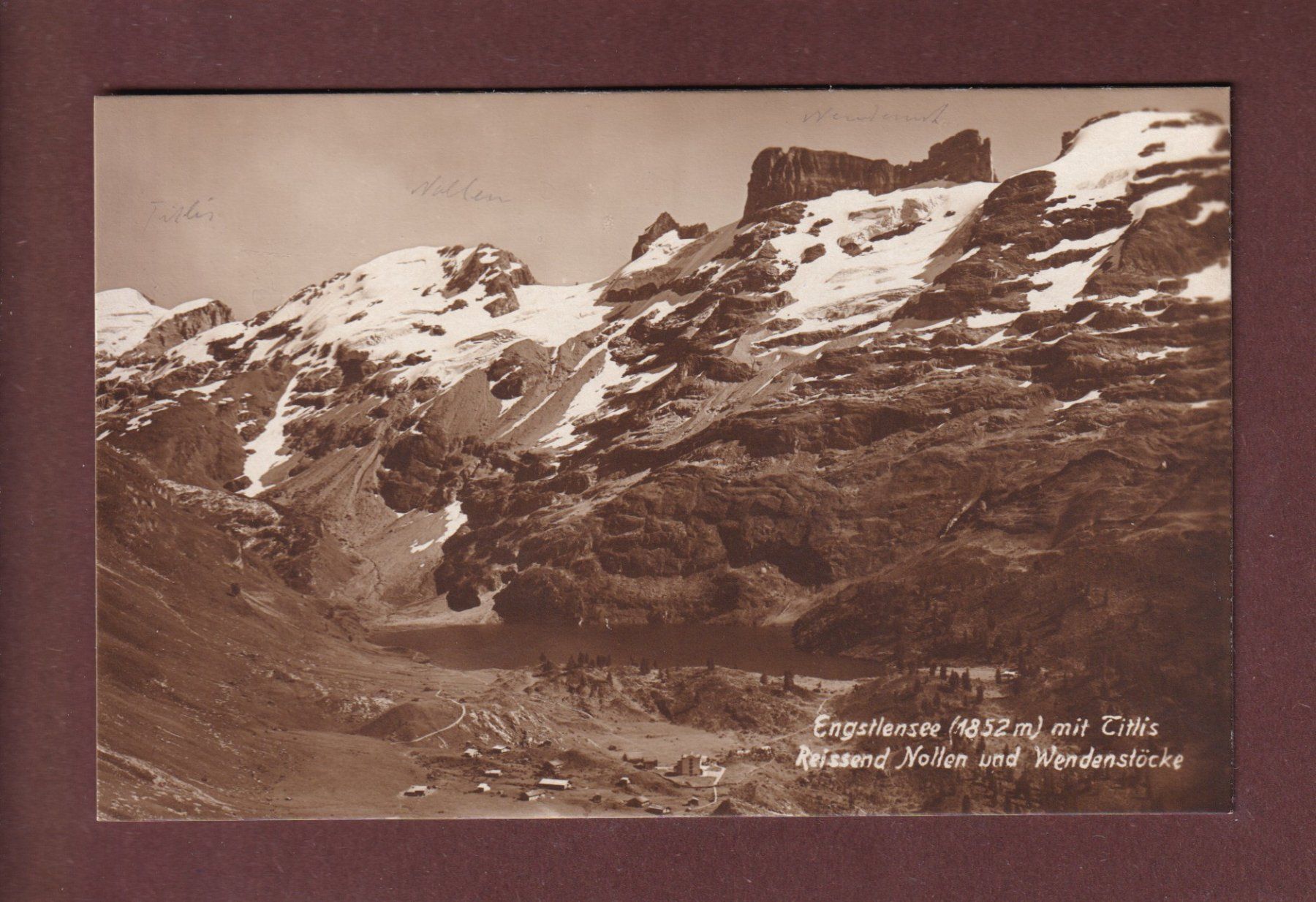 Ansichtskarten: ENGSTLENSEE - Titlis - 1920 – Gebraucht aus Pully von nicecards-shop