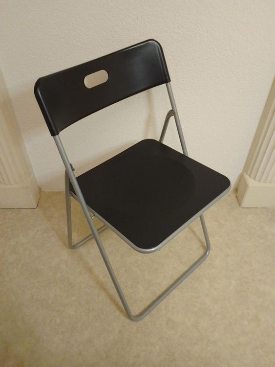 1 Ikea Klappstuhl schwarz (der Klassiker) Kaufen auf Ricardo