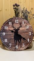 Wanduhr Hirsch 