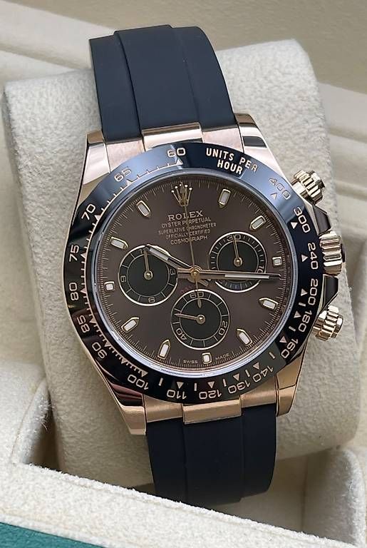 Rolex Uhren: Rolex Daytona Ref. 116515LN Oysterflex "Chocolate Dial" – Gebraucht aus Lugano von luganotopwatches 9