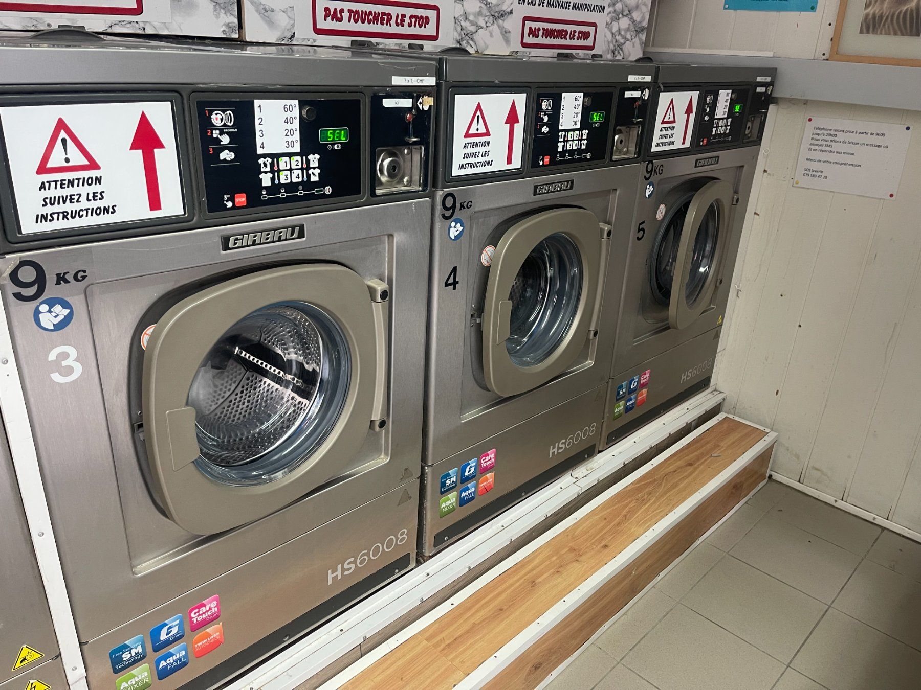 Lavatrici: Lave linge et sèche linge pour une laverie – Usato da Pully venduto da dam67 1