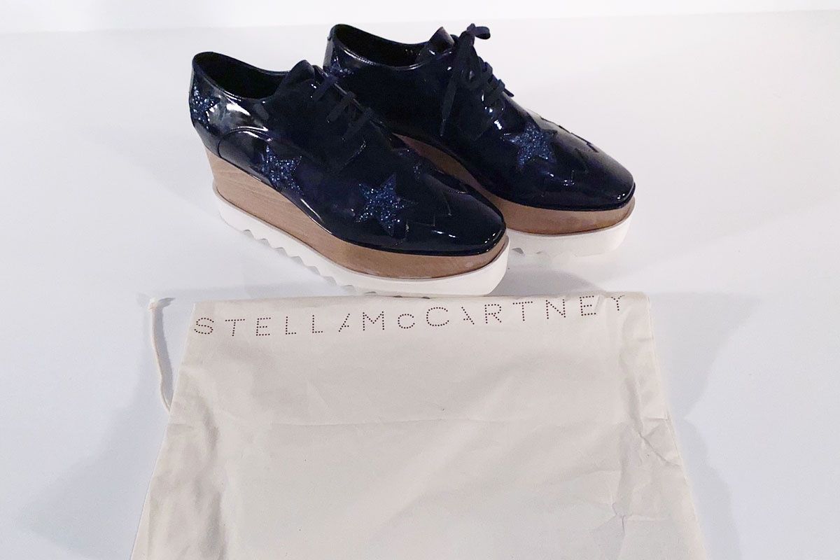 Stella McCartney Damenschuhe: Stella McCartney Blue Elyse Star Sneakers, Gr. 40 – Neu (gemäss Beschreibung) aus Ballwil von ClassicGallery 7