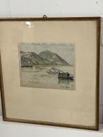Hans Figura (1898-1978) Vintage seltene Litho - Stadtbild