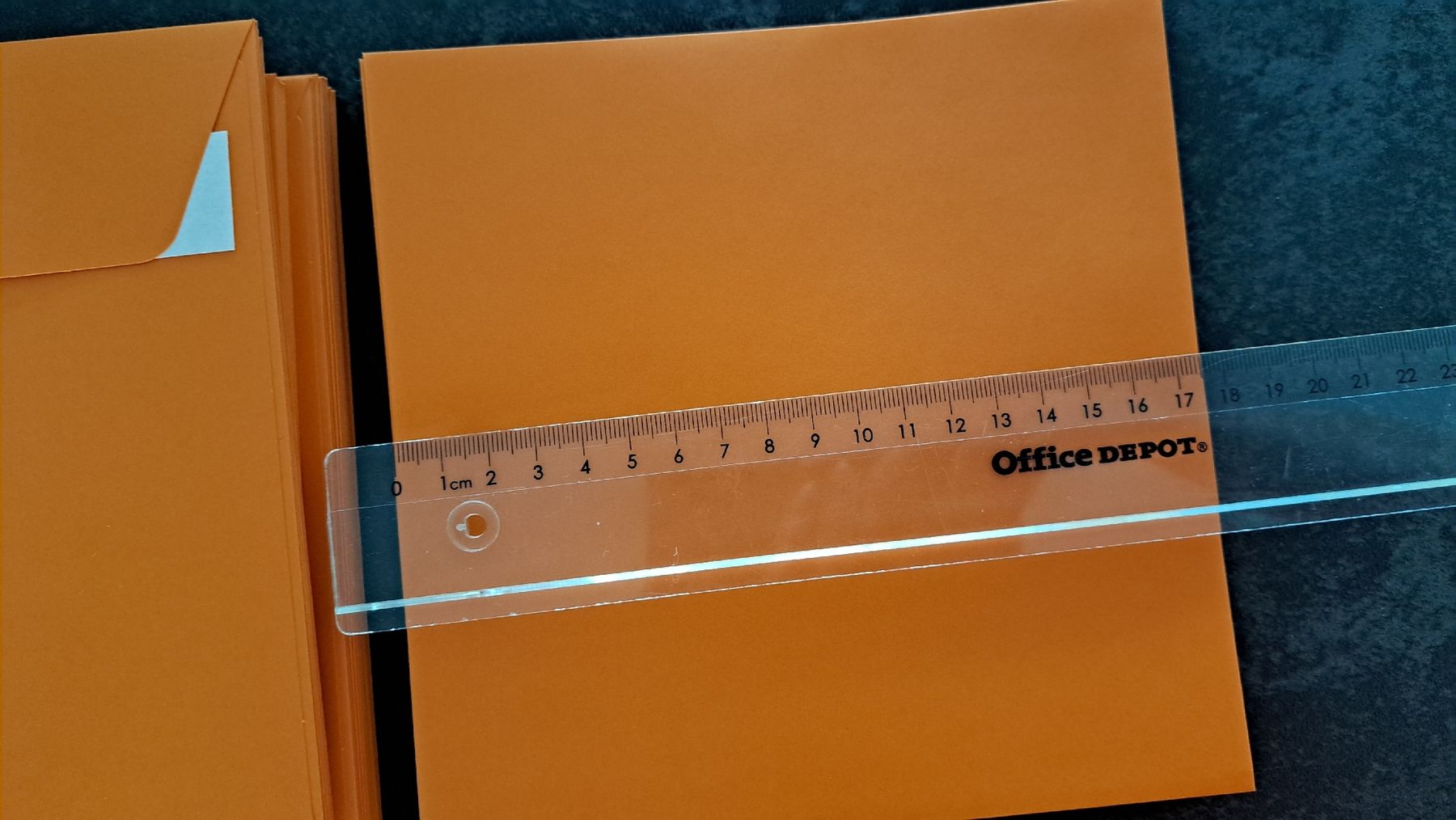 Buste & buste per spedizione: 50 orange Couverts 17.5 x 17.5 cm – Nuovo e nell'imballaggio originale da Winterthur venduto da Dream_of 2