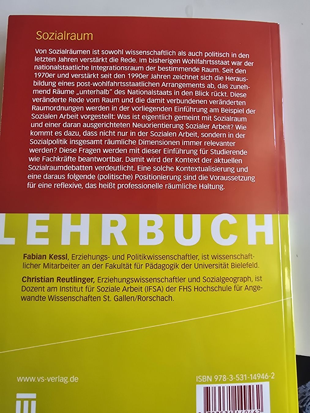 Libri: Sozialraum: Eine Einführung - – Usato da Oberbüren venduto da Elk2025 1