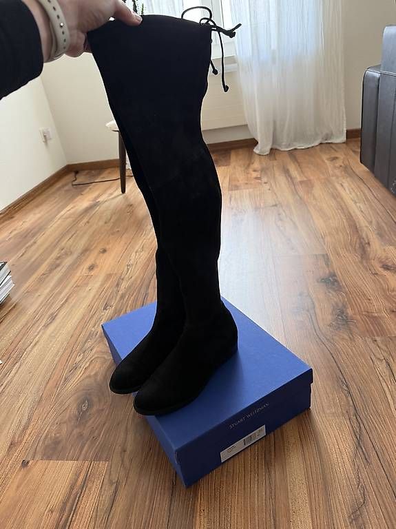 Stuart Weitzman Damenschuhe: Stuart Weitzman LOWLAND Overknee Boots  Wildleder  Gr. 38 – Gebraucht aus Zürich von My_little_boutique 1