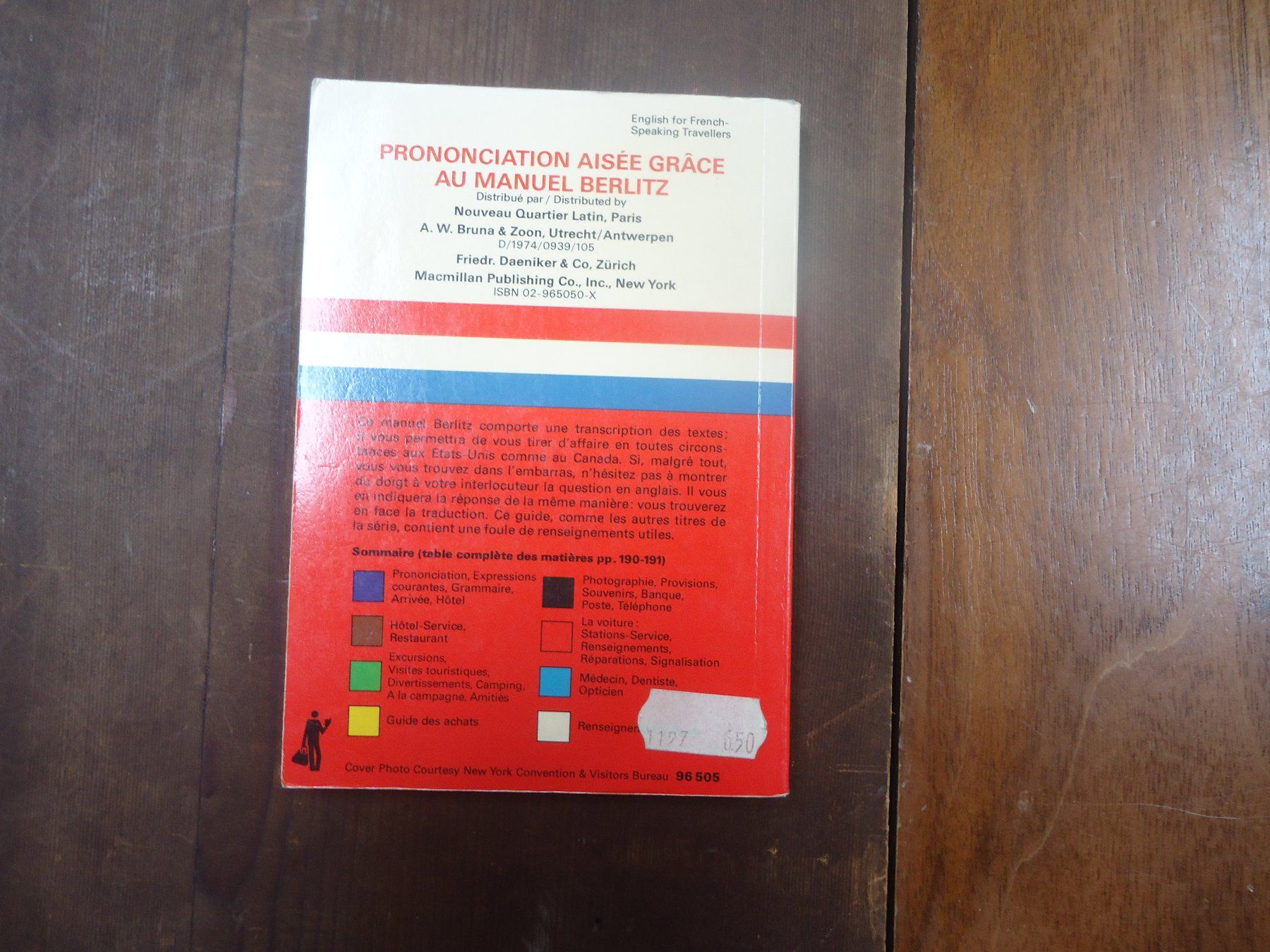 Libri: Guide de conversation pour le voyage-Anglais-Berlitz – Usato da Vessy venduto da mafabe 1