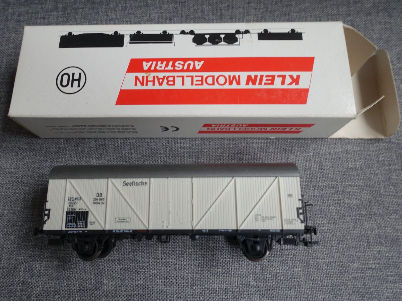 Kleinbahn Modellini di ferrovie: KLEIN Modellbahn No. 3209 DB Seefischwagen – Usato da Wallbach venduto da Sarrows 1