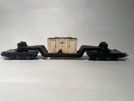 Märklin Schwertransport Wagen mit BOX DEFEKT, AC Achsen