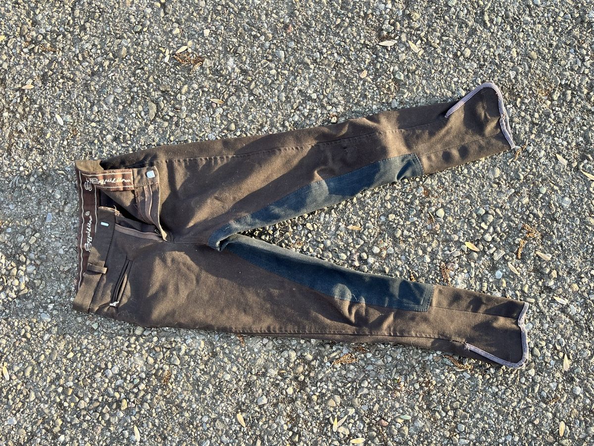 Pantaloni: Reithose braun Gr. 152, gebraucht – Usato da Volketswil venduto da knecht78
