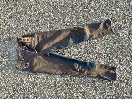 Reithose braun Gr. 152, gebraucht