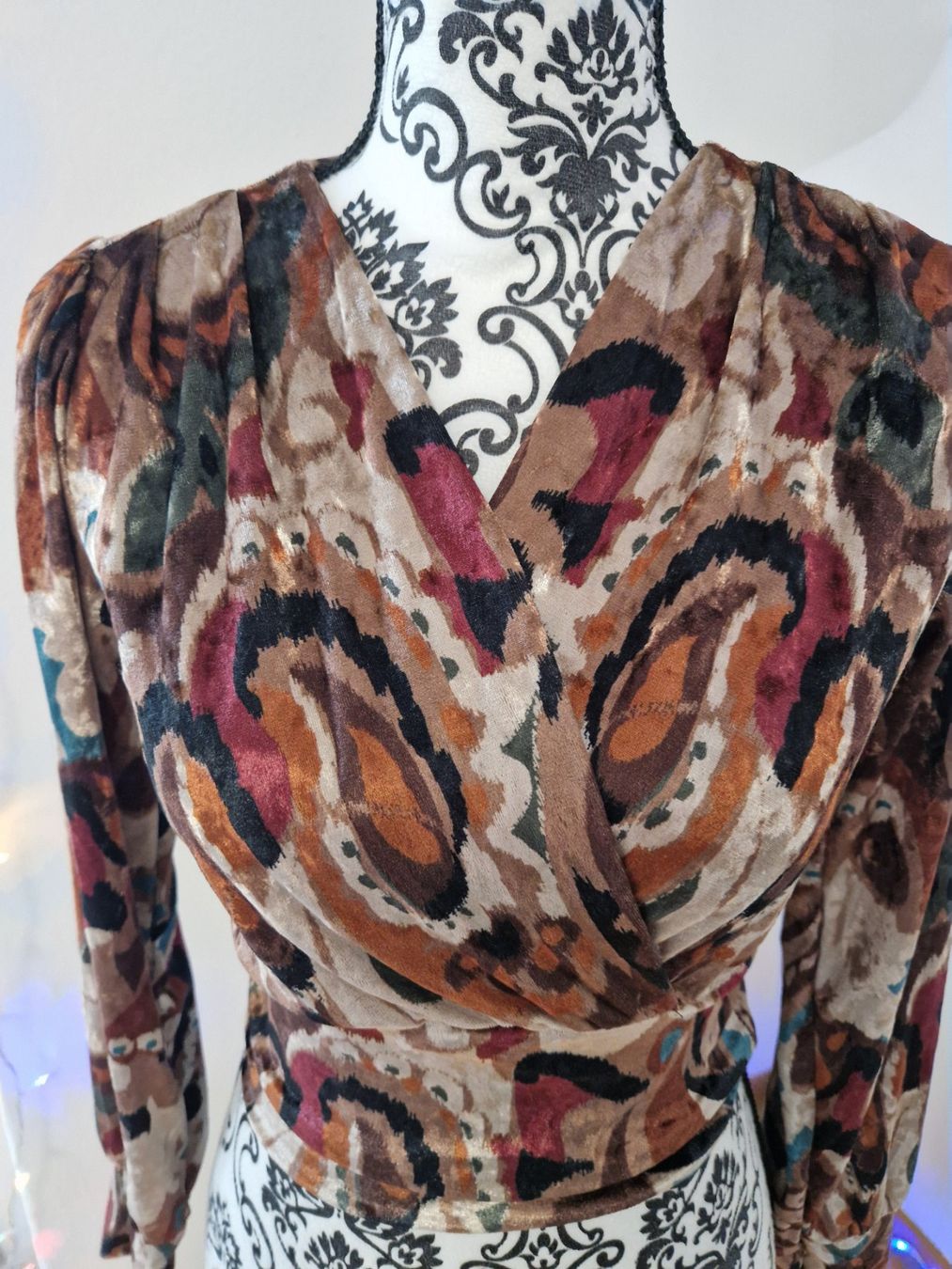 Camicette: Samt Wickelbluse  edel & elegant Gr. S – Nuovo (secondo la descrizione) da Glattbrugg venduto da hap_8w8v 1