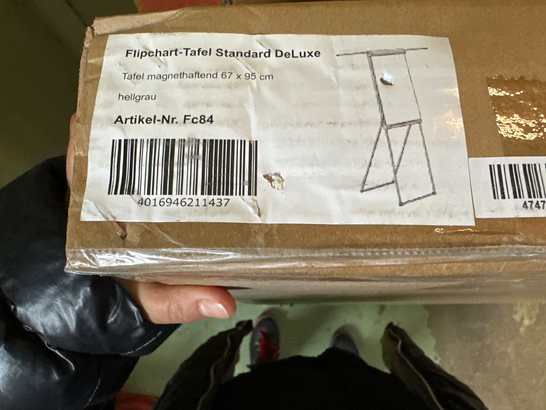 Wandtafeln: Flipchart PRO Deluxe Standard mit 2 Papierhaltern, Höhe 1100 – Neu und originalverpackt aus Necker von liq24 5